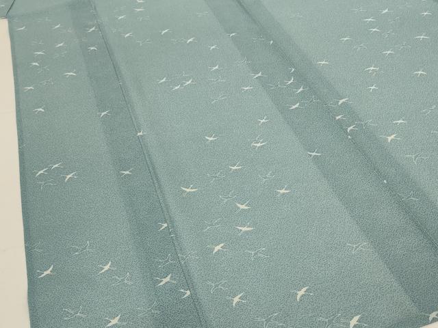 平和屋着物＊夏物　江戸小紋　絽　飛鳥文　洗える着物　AABJ9024jd
