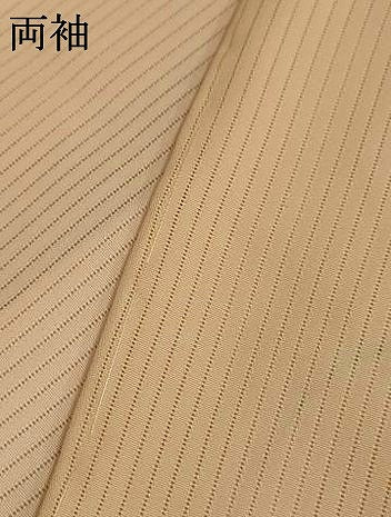 平和屋着物＊夏物　訪問着　縦絽　手描き　草花文　暈し染め　正絹　逸品　AABJ9025jd