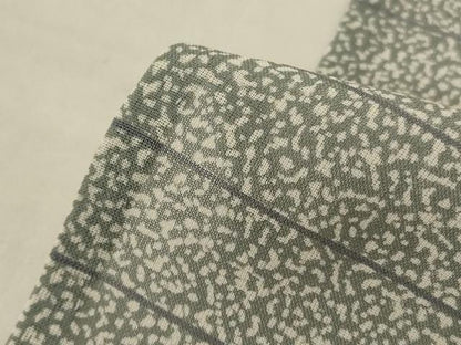 平和屋着物＊夏物　小紋　紗　縞　ゑり善扱い　正絹　逸品　AABJ9035jd