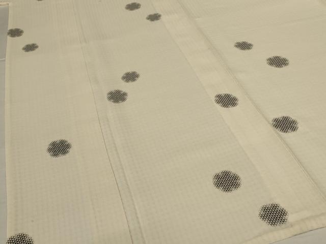 平和屋着物＊夏物　小紋　紗　舞花文　正絹　逸品　AABJ9036jd