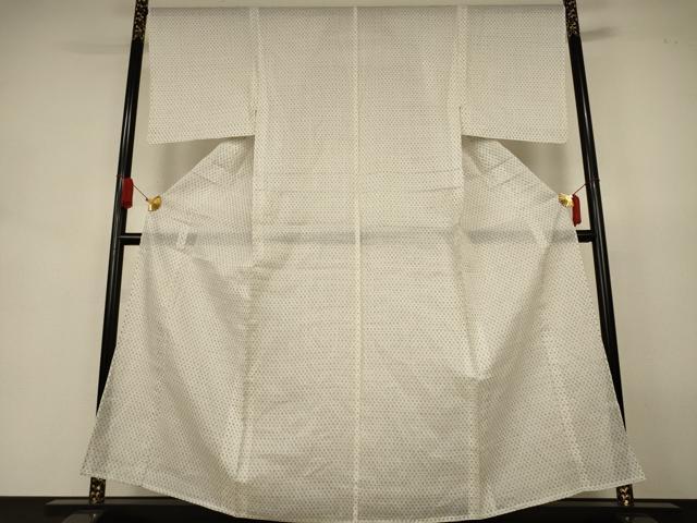 平和屋着物＊夏物　男性　上布　絣柄　麻　逸品　AABJ9043jd
