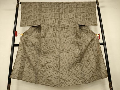 平和屋着物＊夏物　男性　小千谷ちぢみ　琉球絣文様　麻　逸品　AABJ9045jd