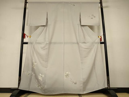 平和屋着物＊夏物　訪問着　絽　童子　暈し染め　正絹　逸品　AABJ9046jd
