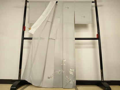 平和屋着物＊夏物　訪問着　絽　童子　暈し染め　正絹　逸品　AABJ9046jd