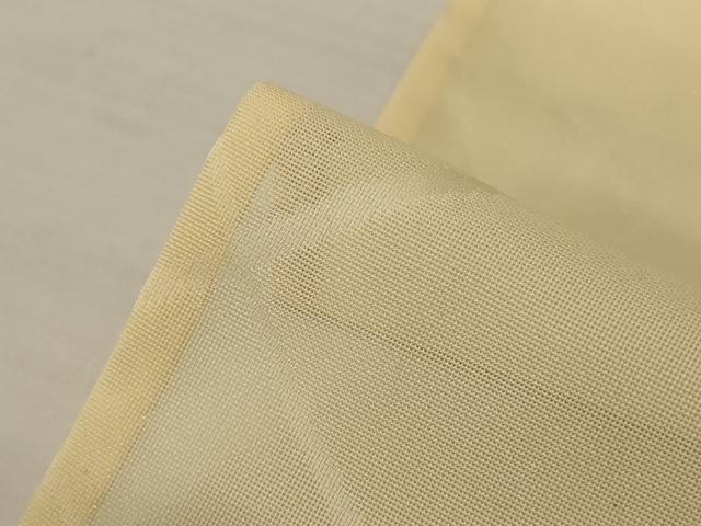 平和屋着物＊夏物　小紋　紗　舞葉文　正絹　逸品　AABJ9050jd