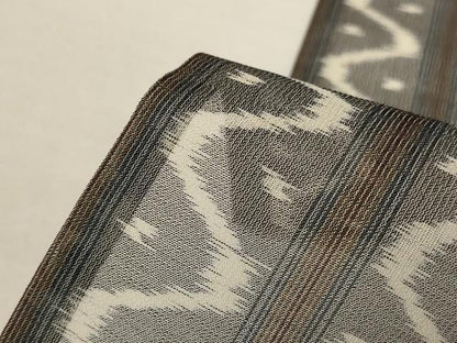 平和屋着物＊夏物　本場琉球絣　夏琉球　間道　正絹　逸品　AABJ9053jd