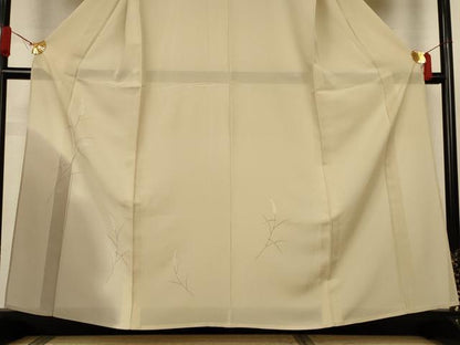 平和屋着物＊夏物　訪問着　絽　草花文　暈し染め　正絹　逸品　AABJ9060jd