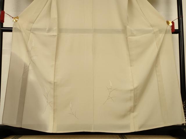 平和屋着物＊夏物　訪問着　絽　草花文　暈し染め　正絹　逸品　AABJ9060jd