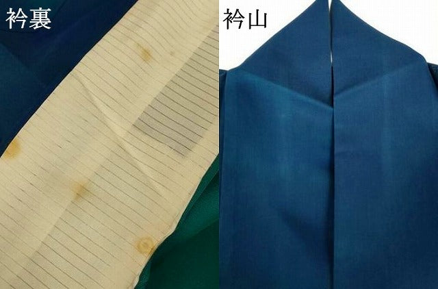 平和屋着物＊夏物　小紋　紗　霞文　正絹　逸品　AABJ9065jd