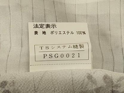 平和屋着物＊夏物　小紋　絽　流水草花文　洗える着物　AABJ9070jd