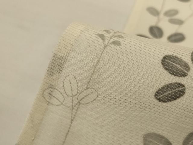 平和屋着物＊夏物　小紋　絽　萩文　正絹　逸品　AABJ9071jd
