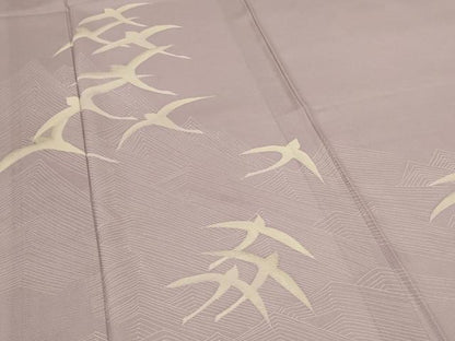 平和屋着物＊夏物　訪問着　絽　飛鳥文　正絹　逸品　AABJ9086jd
