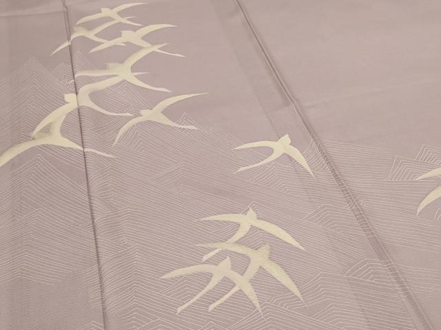 平和屋着物＊夏物　訪問着　絽　飛鳥文　正絹　逸品　AABJ9086jd