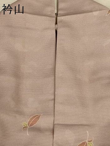 平和屋着物＊夏物　小紋　絽　舞葉文　正絹　逸品　AABJ9087jd