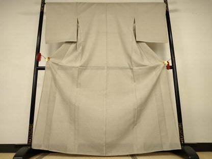 平和屋着物＊夏物　本場大島紬　夏大島　白大島　9マルキ　正絹　逸品　AABJ9097jd