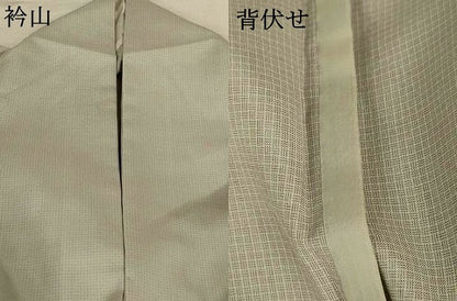 平和屋着物＊夏物　訪問着　紗　風景文　金彩　正絹　逸品　AABJ9103jd