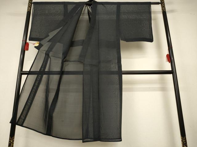 平和屋着物＊夏物　男性　本場大島紬　亀甲柄　正絹　逸品　AABJ9104jd