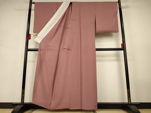 平和屋着物＊夏物　色無地　絽　鴇浅葱色　正絹　逸品　AABJ9110jd
