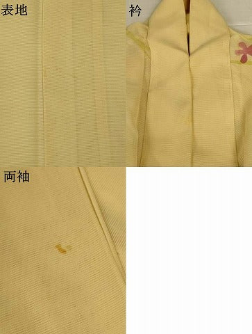 平和屋着物＊夏物　訪問着　絽　草花文　正絹　逸品　AABJ9113jd