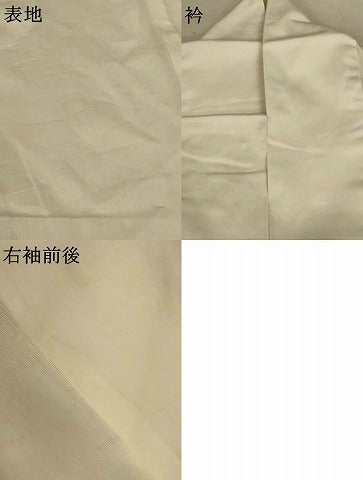 平和屋着物＊夏物　長襦袢　芝葉紋紗　白色　AABJ9132jd