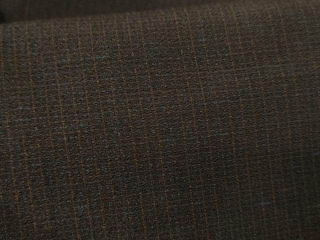 平和屋着物＊夏物　男性　行灯袴　檳榔子染色　正絹　逸品　AABJ9141jd