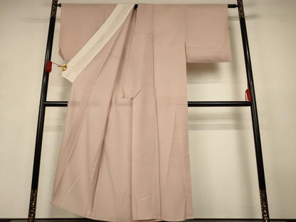 平和屋着物＊夏物　色無地　絽　洗柿色　正絹　逸品　AABJ9145jd