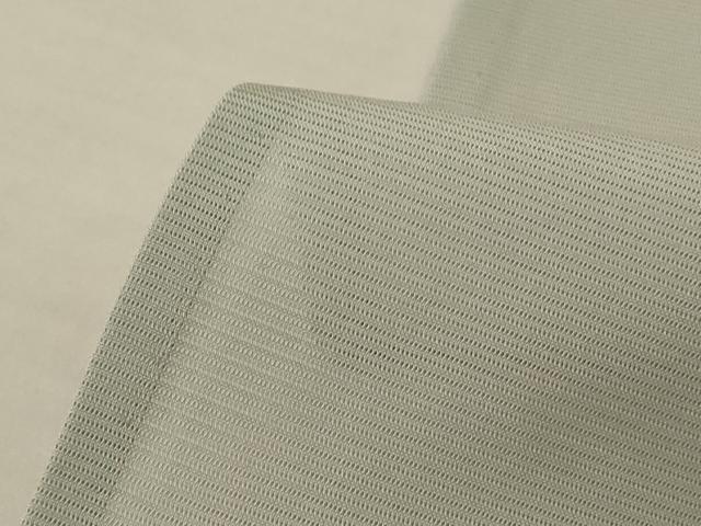 平和屋着物＊夏物　色無地　絽　柳鼠色　正絹　逸品　AABJ9154jd