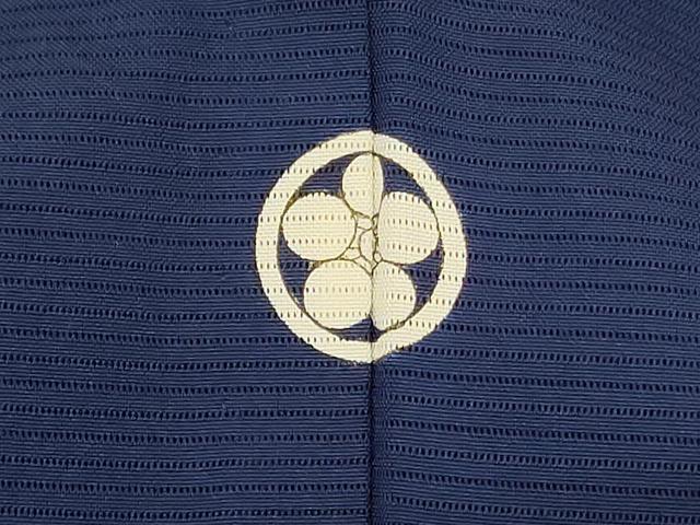 平和屋着物＊夏物　色無地　絽　紺青色　正絹　逸品　未使用　AABJ9160jd