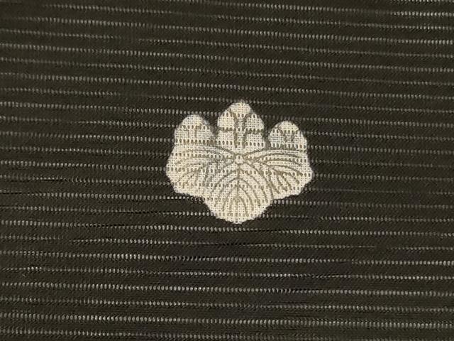 平和屋着物＊夏物　黒留袖　絽　花鳥文　銀彩　洗える着物　AABJ9165jd