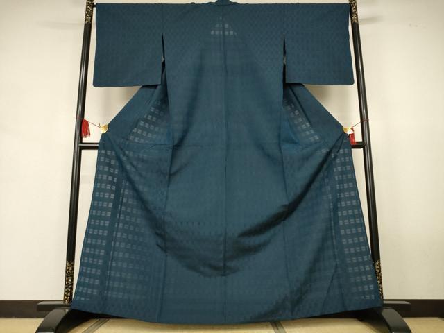 平和屋着物＊夏物　色無地　伝統工芸士　木村竜之　染色　花々倉織　百入茶色　証紙付き　正絹　逸品　AABJ9167jd
