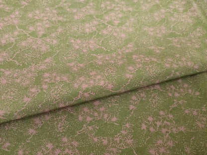 平和屋着物●上質な小紋　作家物　松　正絹　逸品　AABJ9204ck