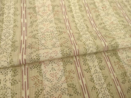 平和屋着物●上質な紬　縞　正絹　逸品　AABJ9205ck