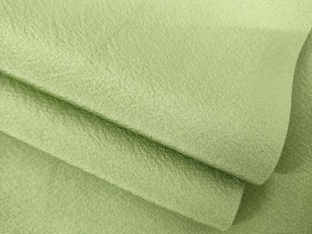 平和屋着物●上質な色無地　紋意匠　岩井茶色　正絹　逸品　AABJ9231ck