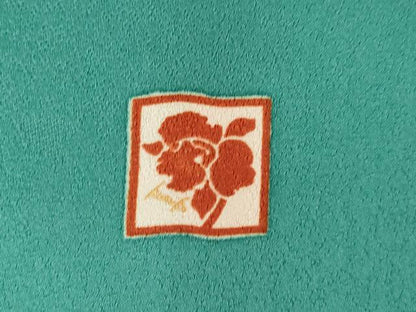 平和屋着物●女優・後藤久美子ブランド　振袖　駒刺繍　花蝶文　正絹　逸品　AABJ9239ck
