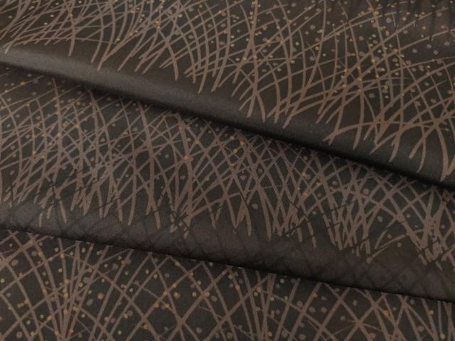 平和屋着物●本場大島紬　染大島　露草文　正絹　逸品　AABJ9252ck