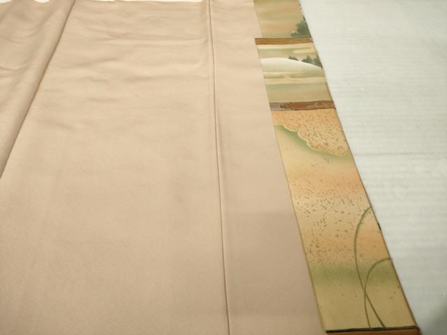 平和屋着物●豪華色留袖　刺繍　人物風景花文　正絹　逸品　未使用　AABJ9256ck