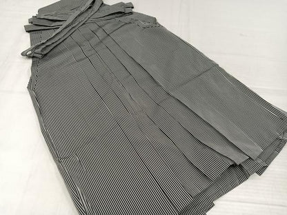 平和屋着物●男性　馬乗り袴　縞　洗える着物　AABJ9283ph