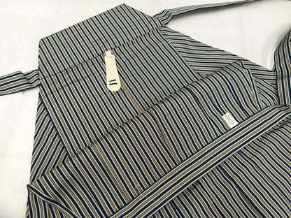 平和屋着物●男性　馬乗り袴　縞　正絹　逸品　AABJ9284ph