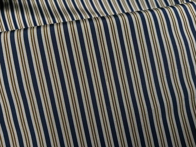 平和屋着物●男性　馬乗り袴　縞　正絹　逸品　AABJ9284ph