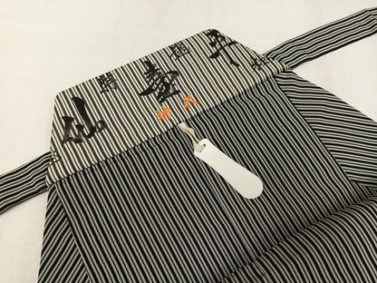 平和屋着物●男性　馬乗り袴　仙台平　縞　正絹　逸品　AABJ9289ph