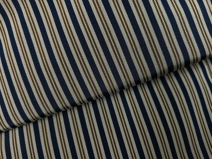 平和屋着物●男性　馬乗り袴　縞　正絹　逸品　AABJ9293ph