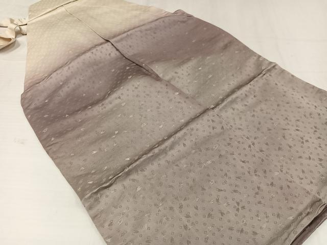 平和屋着物●男性　行灯袴　桜地紋　銀通し地　AABJ9297ph