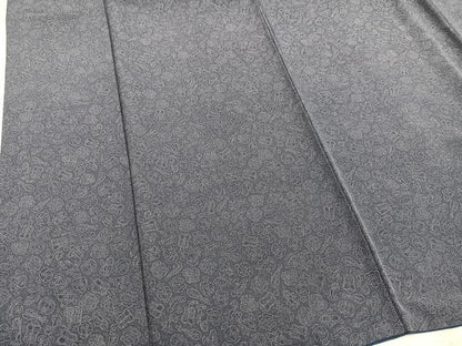 平和屋着物●伝統工芸伝承者　今坂國雄　江戸小紋　宝尽くし　正絹　逸品　AABJ9315ph