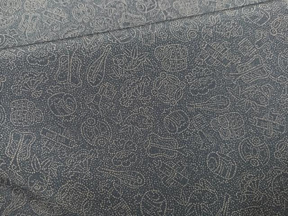 平和屋着物●伝統工芸伝承者　今坂國雄　江戸小紋　宝尽くし　正絹　逸品　AABJ9315ph