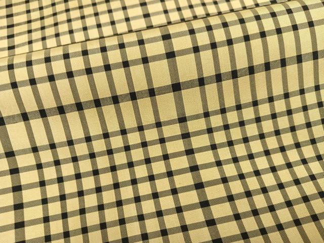 平和屋着物●本場縞大島紬　格子　正絹　逸品　AABJ9320ph