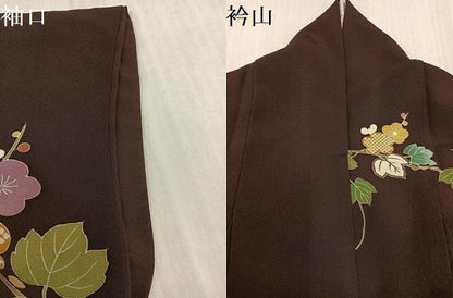 平和屋着物●訪問着　雪輪花文　金彩　正絹　逸品　AABJ9321ph