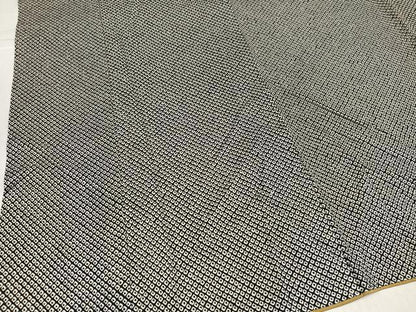 平和屋着物●大変加工の良い総絞り小紋　黒地　正絹　逸品　AABJ9333ph