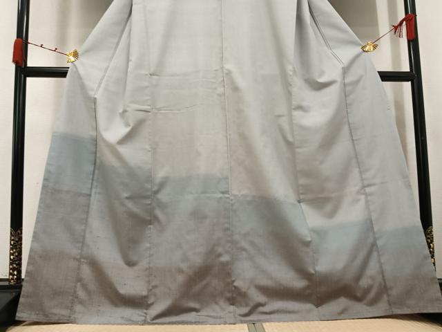 平和屋着物●訪問着　紬地　霞文　正絹　逸品　AABJ9336ph
