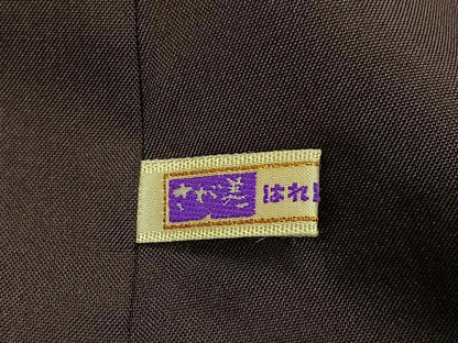 平和屋着物●上質な紬　花唐草文　さが美扱い　正絹　逸品　AABJ9338ph