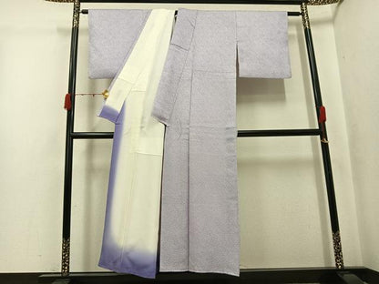 平和屋着物●大変加工の良い総絞り小紋　正絹　逸品　AABJ9342ph